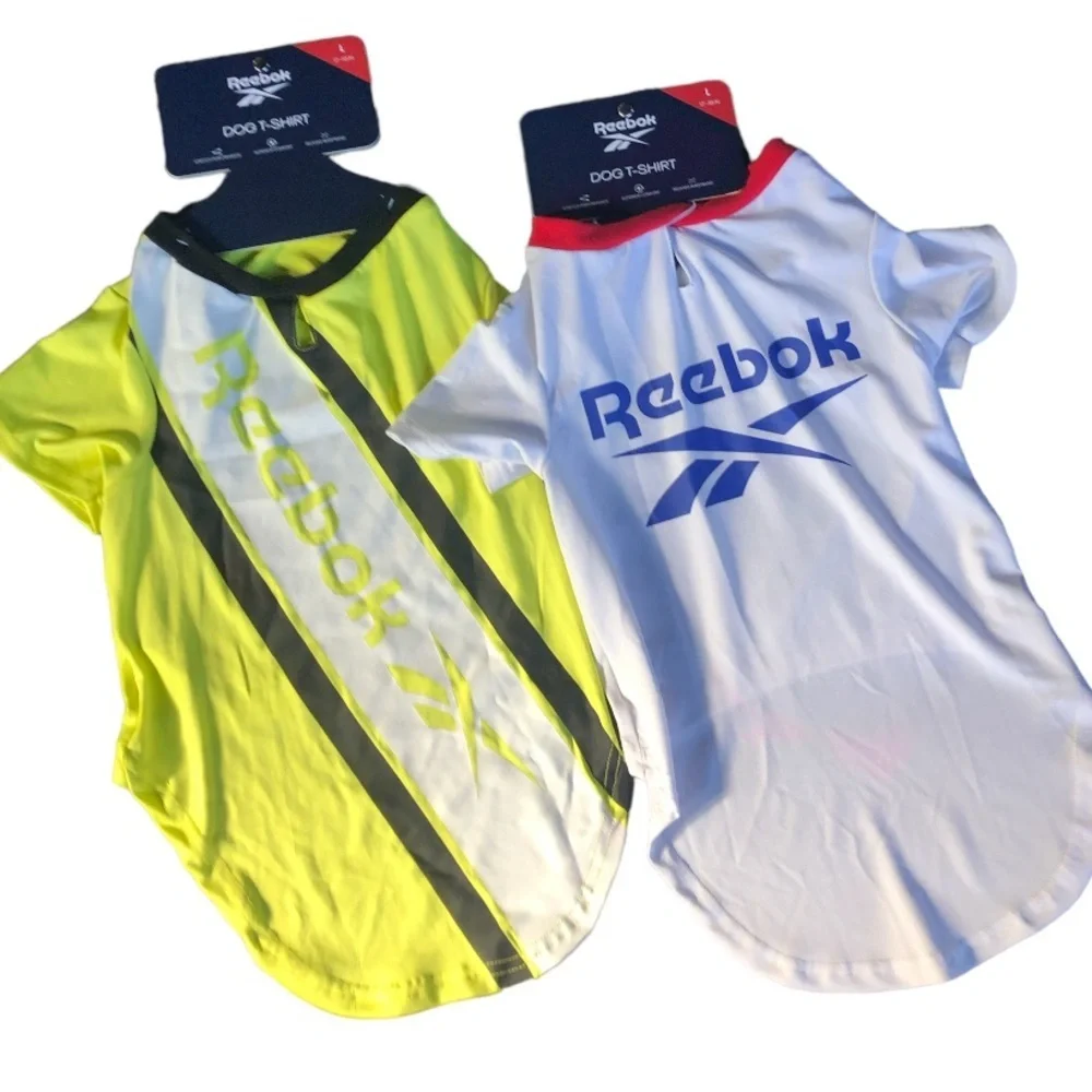 Bundle 2 NWT Reebok Logo Dog Tees L - Picture 11 of 13